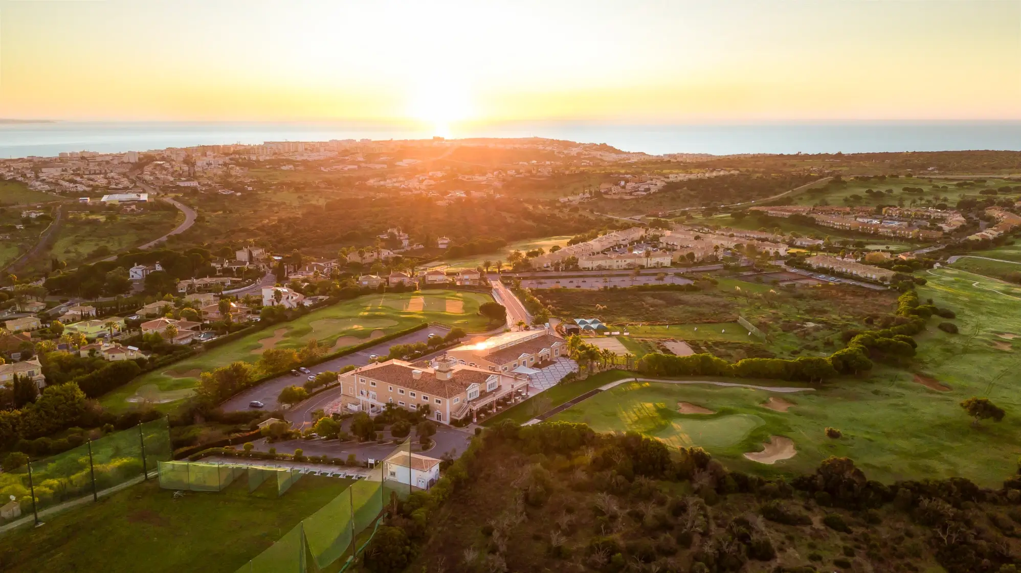 Boavista Golf course drone clubhouse