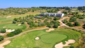 Palmares Golf Course green and hotel
