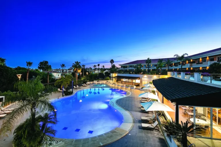 Wyndham Grand Algarve Hotel Outside Pool Evening