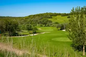Alamos Golf Course tee box and fairway