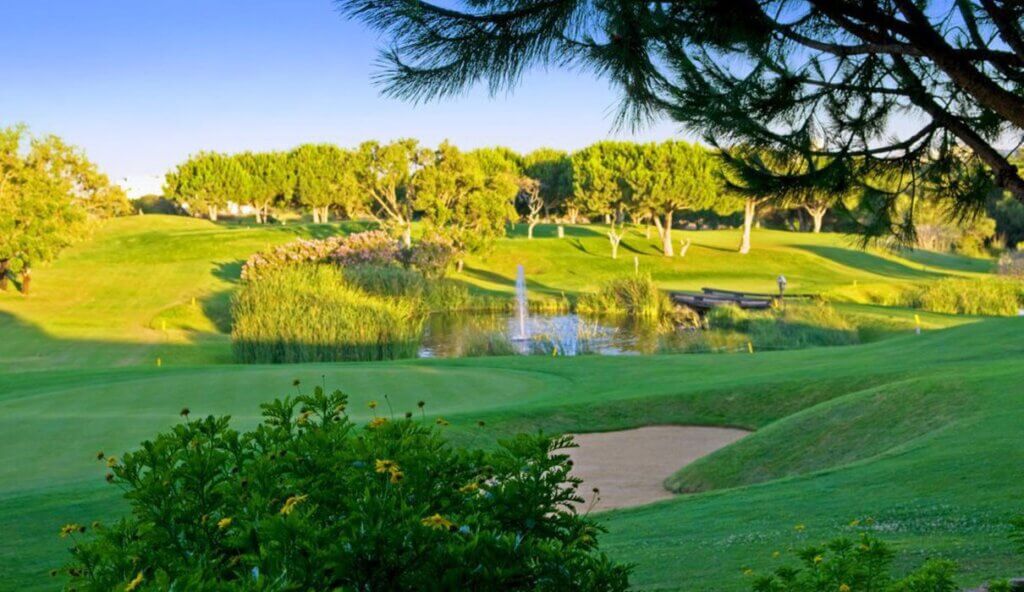 Balaia Golf Course Bunker and Fountain