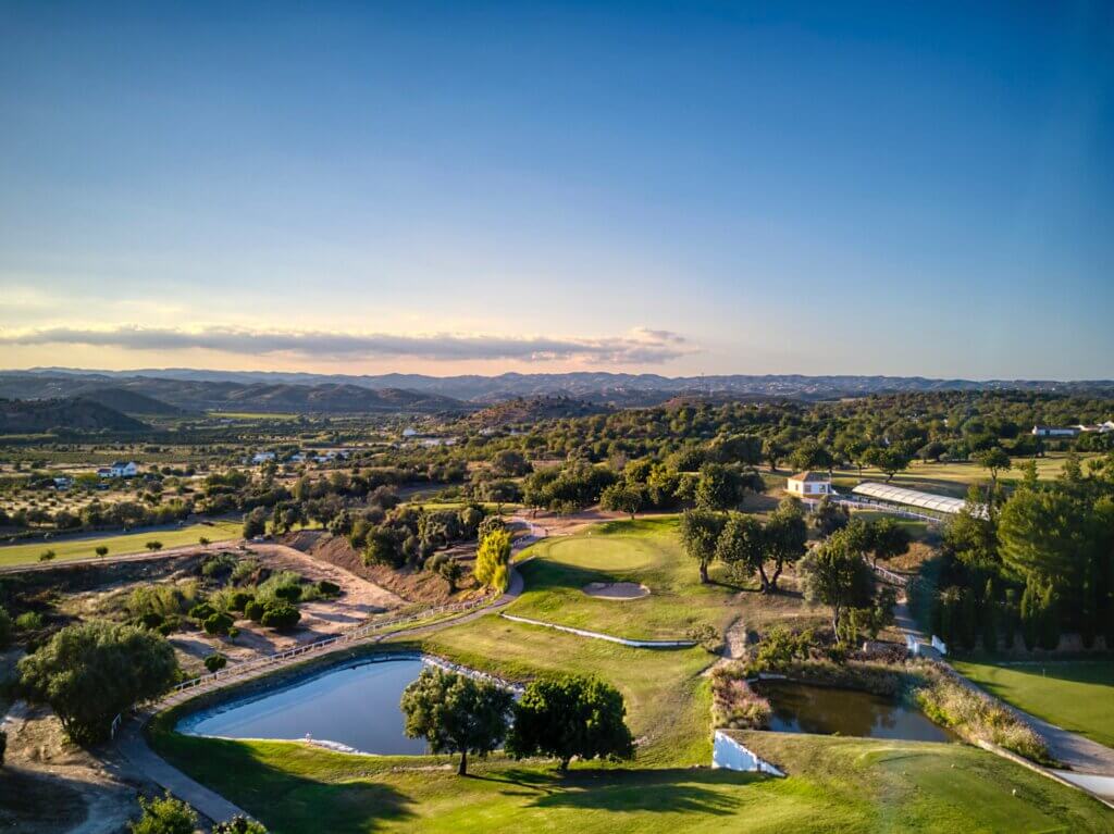 Benamor Golf Course drone overview