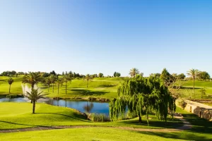 Pestana Gramacho Golf Course fairway and lake