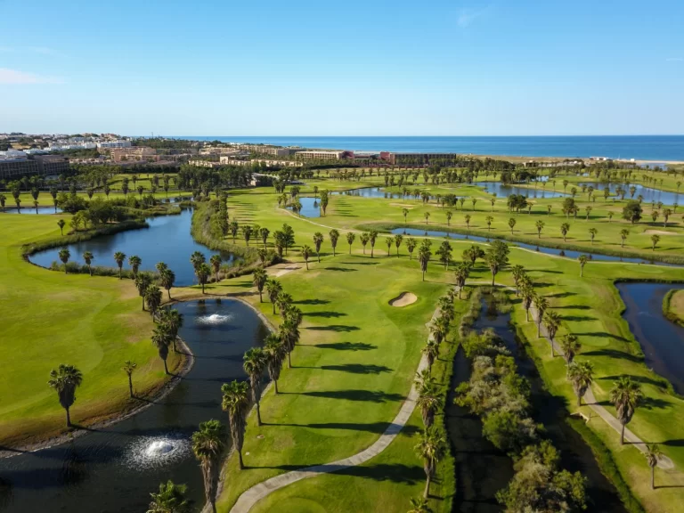 Salgados Golf Course Drone Lakes and Fairways